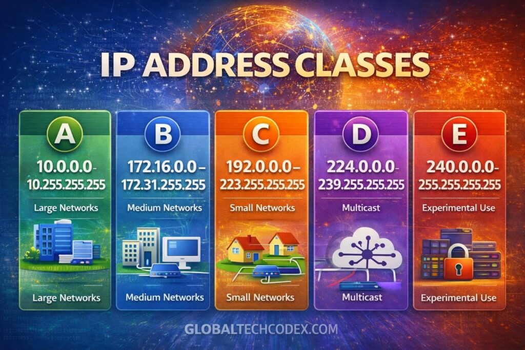 IP Address Classes and Network Structure