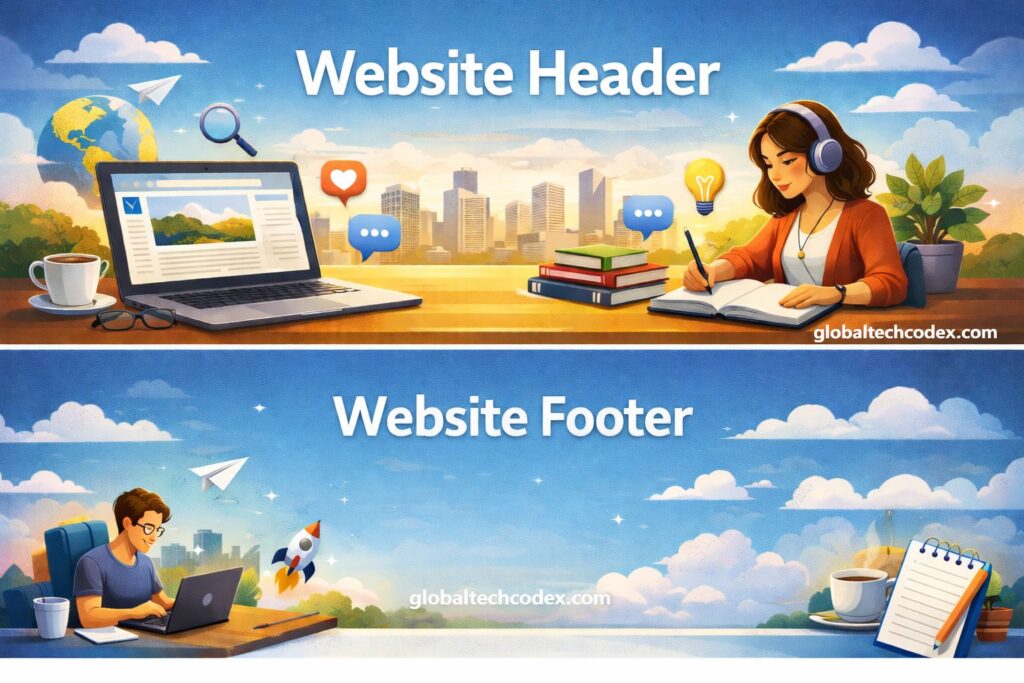 Website Header and Footer
